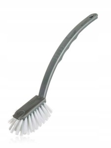 Szczotka do naczyń 28 cm, srebrna