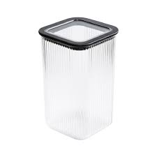 Pojemnik na żywność - plastikowy - kwadratowy - sypkie - 1,57 L