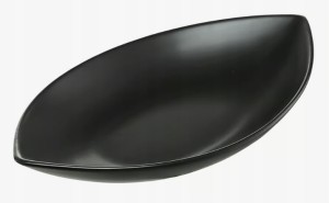 Półmisek Salsa Łódka 27 x 15,5 cm czarny AMBITION