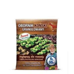 Obornik koński FLOROVIT Pro Natura Granulowany Nawóz Organiczny 5l