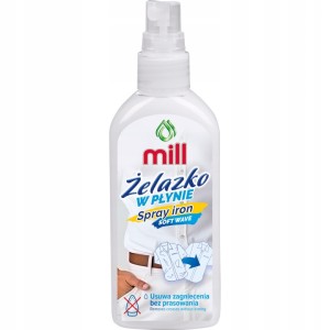 Płyn Spray Ułatwiający Prasowanie Stop Elektryzowaniu SOFT WAVE 100ml MILL