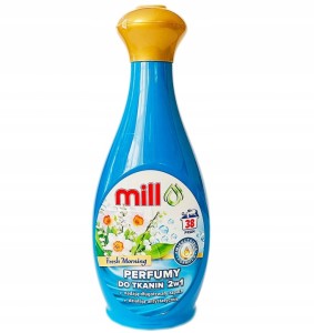PERFUMY do TKANIN 2w1 MILL 760ml TRWAŁY ZAPACH ANTYSTATYCZNY FRESH MORNING