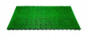 Wycieraczka gotowa igłowa trawka pvc 39 x 58 cm ZIELONA