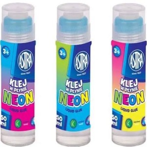 Klej w płynie NEON zpachowy w pisaku 50 ml ASTRA