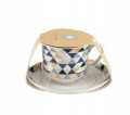 Kubek ze spodkiem Divine Jumbo B05 440 ml wzory geometryczne