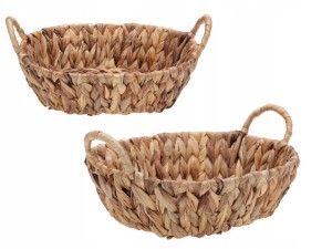 KOSZYK Z HIACYNTU WODNEGO OWALNY RAVI 30x23xH8cm