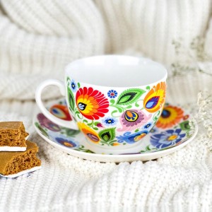 Filiżanka Folkstar porcelana 220 ml 1 szt.