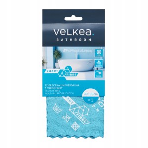Ściereczka uniwersalna do łazienki Smart Fibre 30 x 30 cm VELKEA