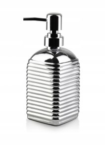 Dozownik do mydła nablatowy Bathlab 450 ml szary