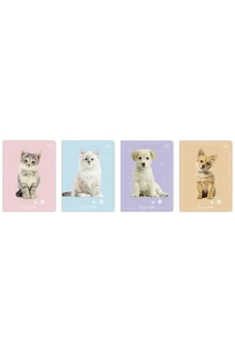 Zeszyt A5 Puppy Sign mix kratka 16 kartek