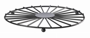 Podkładka metalowa z serii ,,TOGO" 20 cm czarna