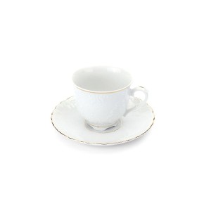 Serwis/komplet filiżanek porcelanowych Rococo 12 ele.