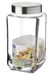 Pojemnik szklany na żywność RUBI  1000ml szary