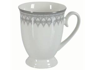 Kubek porcelanowy platyna wzr.01 300ml DIANA  