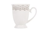 Kubek porcelanowy platyna wzr.05 300ml DIANA 