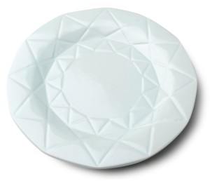Talerz ceramiczny obiadowy płytki 24cm Adel miętowy