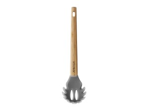 Łyżka drewniana do spaghetti z silikonem 29cm Nordic