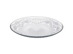 Talerz obiadowy płytki ze szkła hartowanego 24,7cm Lacy