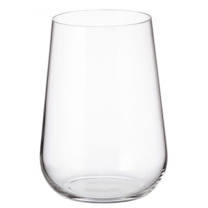 Komplet 6szt szklanek wysokich 470ml ze szkła kryształowego Amundsen 