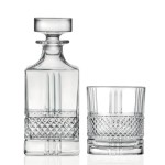 Zestaw do whisky ze szkła kryształowego 7elem. Elegante 