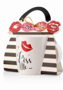 Kubek porcelanowy 355ml KISS ME 