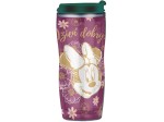 Bidon/kubek z wymienną dekoracją 400ml Minnie Flowers Disney filetowy