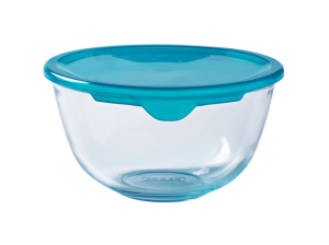 Salaterka żaroodporna 14cm 500ml z plast.pokrywą