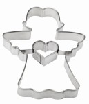 Wykrawacz metalowy h12,5cm duży Anioł