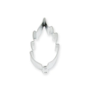 Wykrawacz metalowy do ciastek 4,0 cm listek