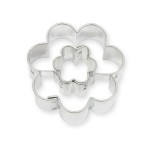 Wykrawacz metalowy do ciastek 3.9 cm kwiatek z kwiatkiem