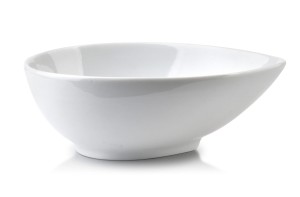 Miska/salaterka porcelanowa Kropla 11cm x 15cm