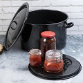 Garnek emaliowany do gotowania słoików 32cm 15,5l ,,powidlak"